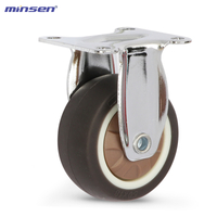 Medium-Light Single Bearing Caster TPR