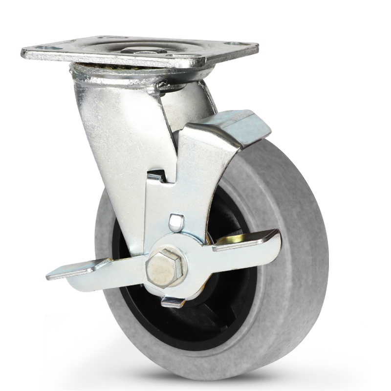 Extra Heavy Duty Caster Heavy Duty Dual Axis Conductive TPR Wheels