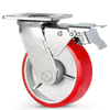Extra Heavy Duty Caster Heavy Duty Dual Axis Flat Core Polyurethane