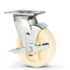 Extra Heavy Duty Caster Heavy Duty Double Shaft Round Nylon Caster