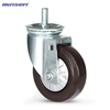 Medium Single Bearing Medium-sized Single-axis High-elastic Rubber Wheel