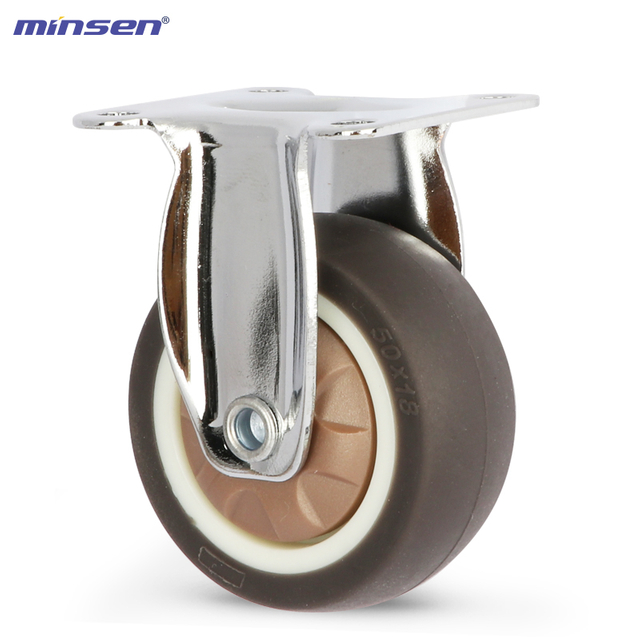 Medium-Light Single Bearing Caster TPR