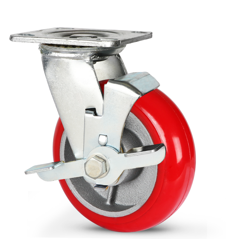 Extra Heavy Duty Caster heavy duty dual axis polyurethane PU wheel