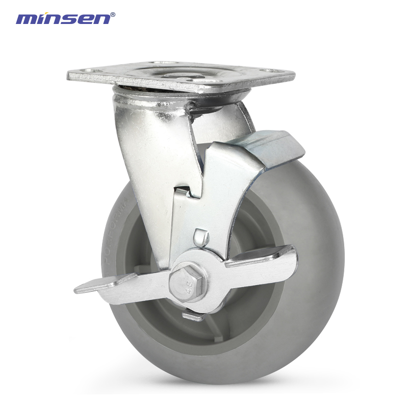 Extra Heavy Duty Caster Round surface TPR