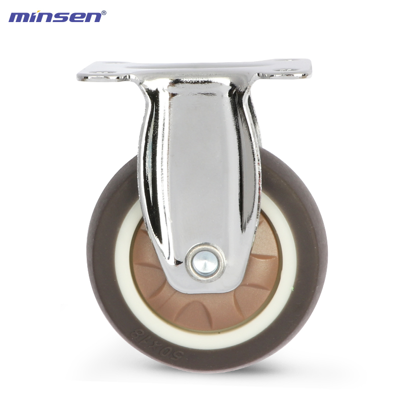 Medium-Light Single Bearing Caster TPR