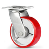 Extra Heavy Duty Caster Heavy Duty Dual Axis Flat Core Polyurethane