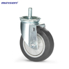 Medium Single Bearing Medium-sized Single-axis Flat Super Synthetic Rubber Wheel