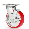 Extra Heavy Duty Caster Heavy Duty Dual Axis Flat Core Polyurethane