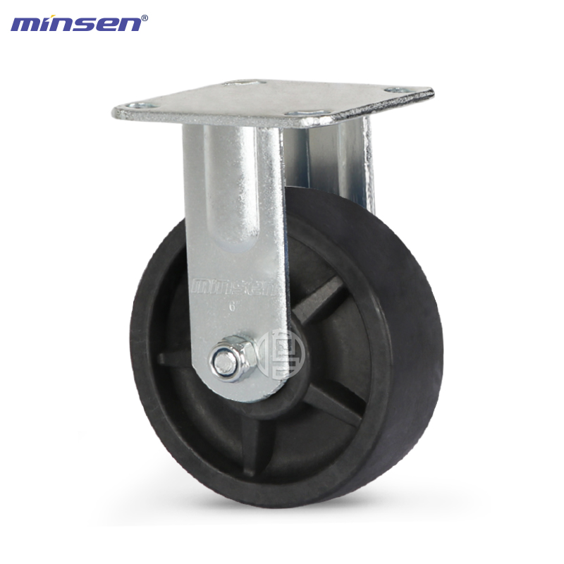 Heavy-duty dual-axis flat 230℃-310℃ high temperature resistant wheel