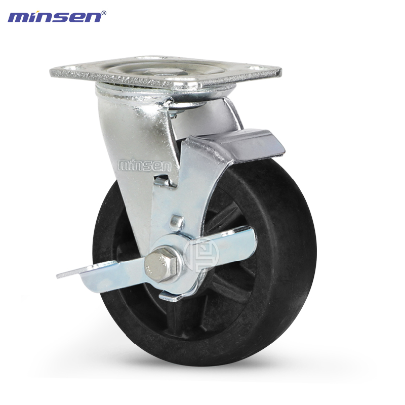 Heavy-duty Dual-axis Round Surface 260℃-310℃ High Temperature Resistant Wheel