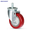 Medium Single Bearing Medium-sized single-axle red super polyurethane wheel