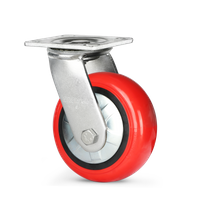 Extra Heavy Duty Caster heavy duty dual axle Korean style polyurethane wheel