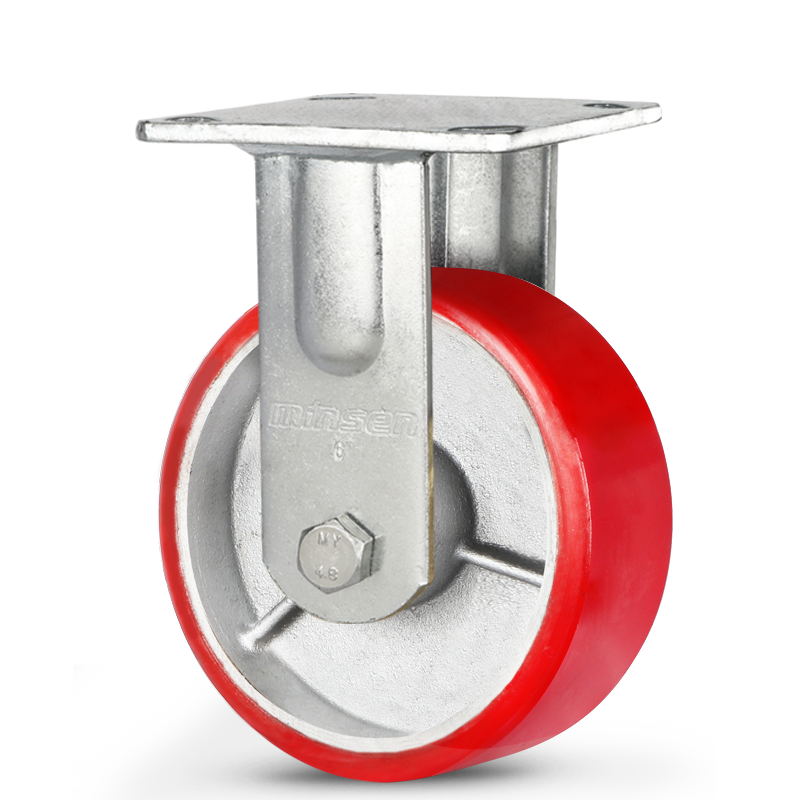 Extra Heavy Duty Caster Heavy Duty Dual Axis Flat Core Polyurethane