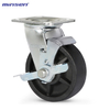 Heavy-duty dual-axis flat 230℃-310℃ high temperature resistant wheel