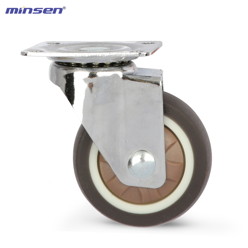 Medium-Light Single Bearing Caster TPR