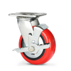 Extra Heavy Duty Caster heavy duty dual axle Korean style polyurethane wheel