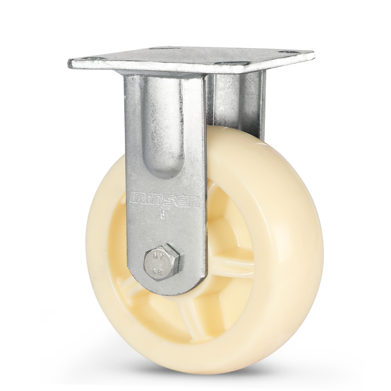 Extra Heavy Duty Caster Heavy Duty Double Shaft Round Nylon Caster