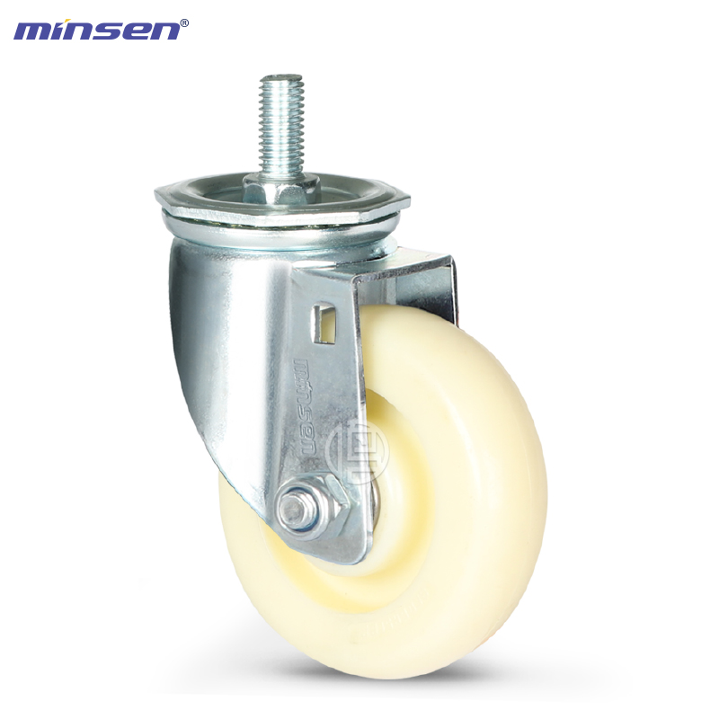 Medium Dual Bearing Medium Dual Shaft Round Surface Modified Nylon Wheel