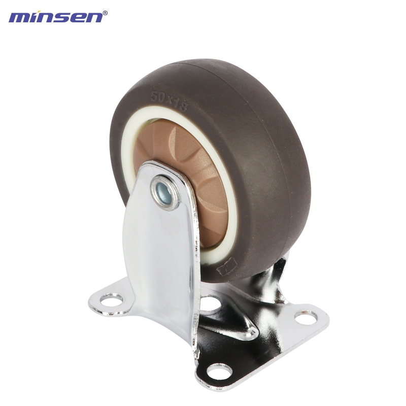 Medium-Light Single Bearing Caster TPR