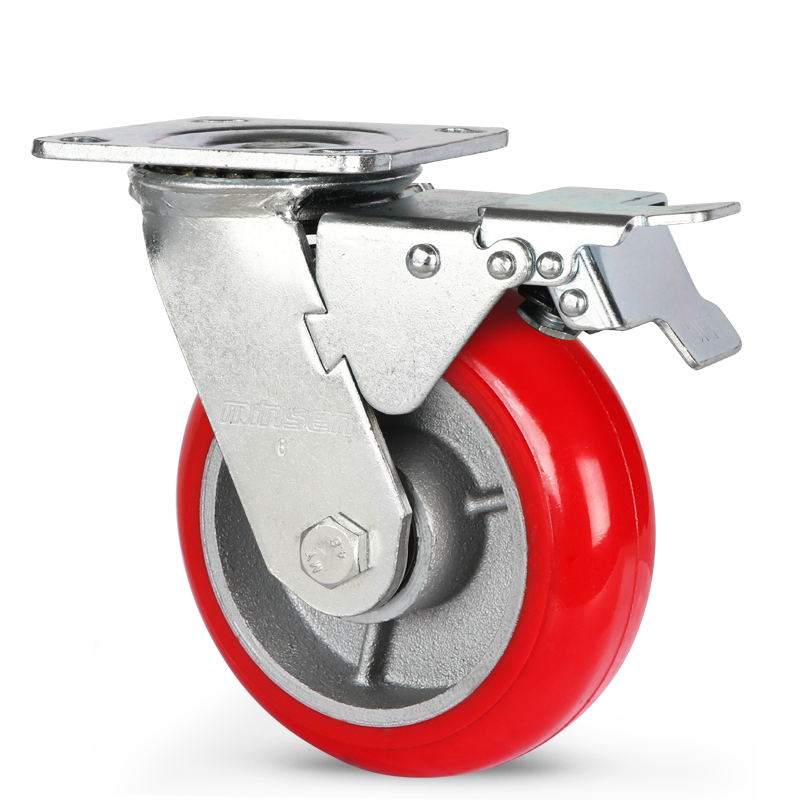 Extra Heavy Duty Caster heavy duty dual axis polyurethane PU wheel