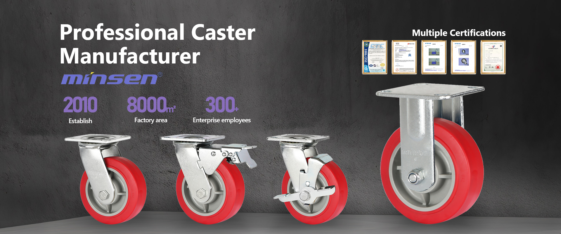 boutique non-marking caster wheels
