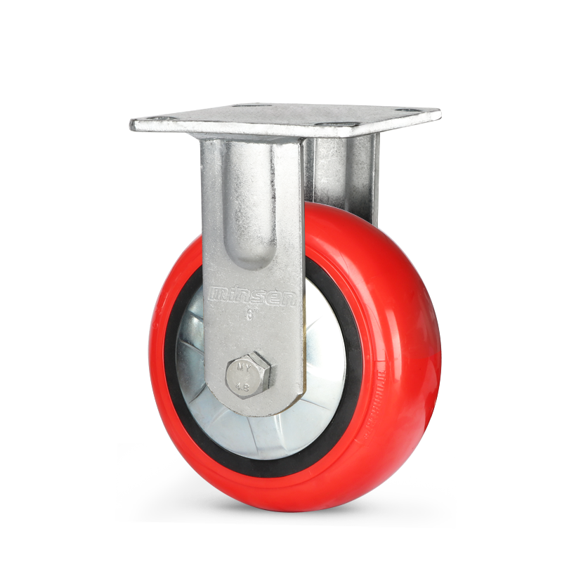 Extra Heavy Duty Caster heavy duty dual axle Korean style polyurethane wheel