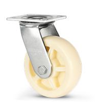 Extra Heavy Duty Caster Heavy Duty Double Shaft Round Nylon Caster