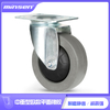 Euro Style Medium/Heavy Duty Caster Medium And Heavy-duty Double-axle European Style Flat High Elastic Rubber Wheel