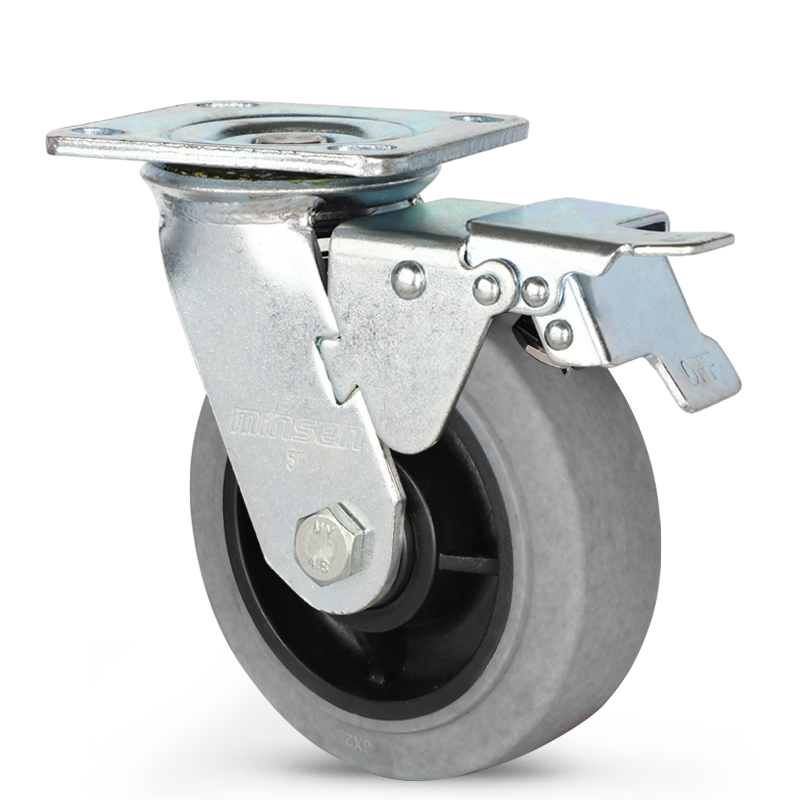 Extra Heavy Duty Caster Heavy Duty Dual Axis Conductive TPR Wheels