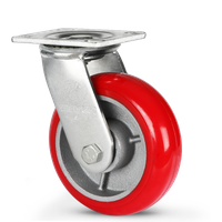 Extra Heavy Duty Caster heavy duty dual axis polyurethane PU wheel