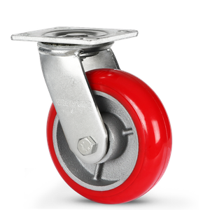 Extra Heavy Duty Caster heavy duty dual axis polyurethane PU wheel