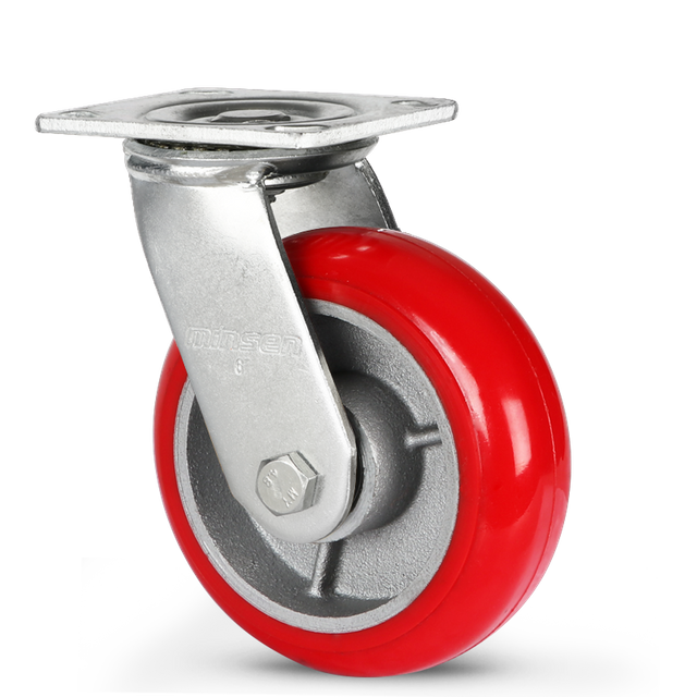 Extra Heavy Duty Caster heavy duty dual axis polyurethane PU wheel