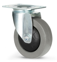 Biaxial elastic natural rubber ER wheel