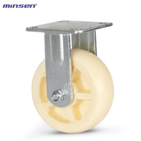 Heavy duty round plastic wheels PP casters 4/5/6/8 inch