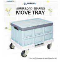 Heavy-Duty Aluminum Cage Logistics Trolley - 4 Swivel Wheels Cart