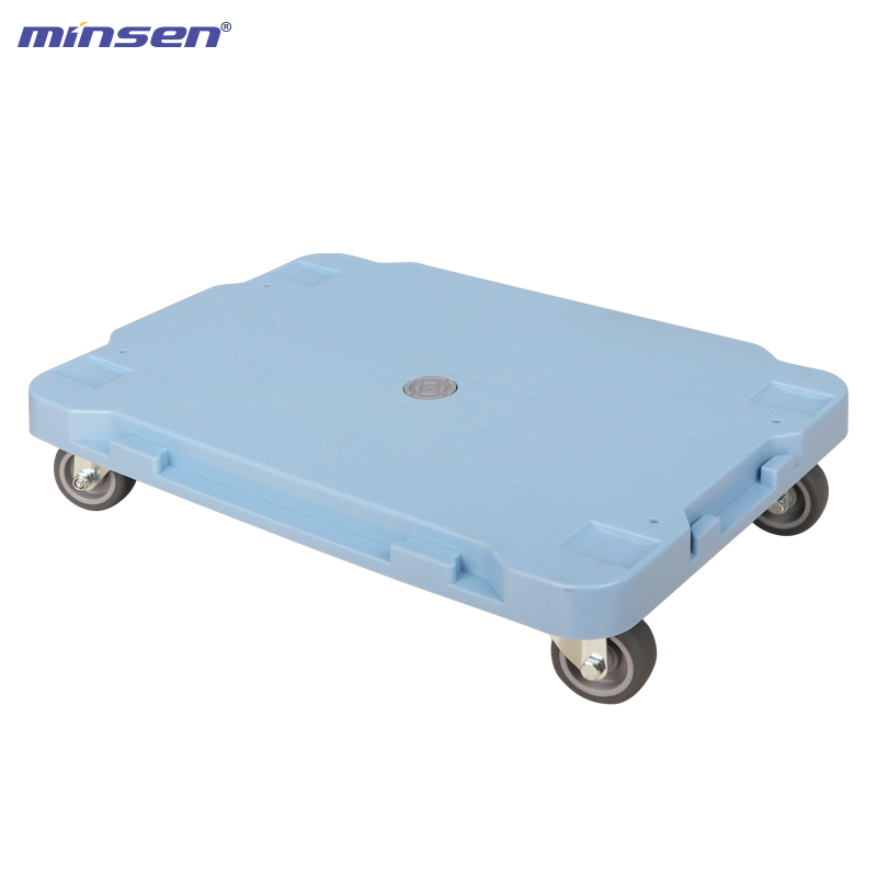 Modular Expandable Platform Trolley - 120kg Connectable Plastic Cart